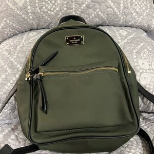 Kate Spade Olive Green Backpack